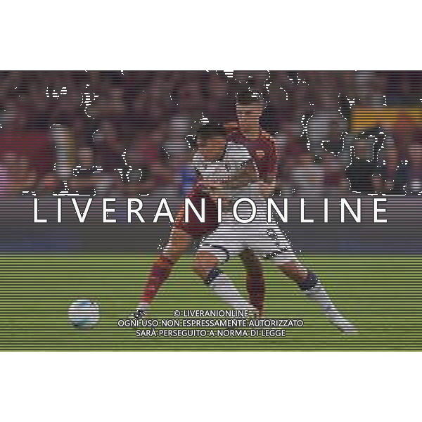 Roma vs Bologna Campionato Serie A Enilive - 1 Giornata Stadio Olimpico - Roma 23-08-2025 nella foto Castro e Mancini foto federico gaetano-ag aldo liverani sas