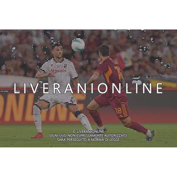 Roma vs Bologna Campionato Serie A Enilive - 1 Giornata Stadio Olimpico - Roma 23-08-2025 nella foto Lykoggiannis e Soulè foto federico gaetano-ag aldo liverani sas