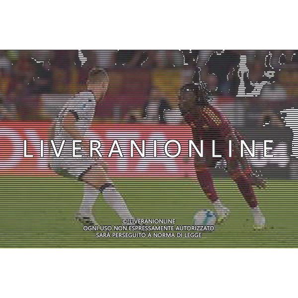 Roma vs Bologna Campionato Serie A Enilive - 1 Giornata Stadio Olimpico - Roma 23-08-2025 nella foto Pobega e Konè foto federico gaetano-ag aldo liverani sas