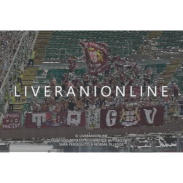 Tifosi Reggiana durante la partita Palermo vs Reggiana di Serie B 25/26 presso lo Stadio Renzo Barbera di Palermo il 23/08/25 ©SERRA FEDERICO - AGENZIA ALDO LIVERANI SAS