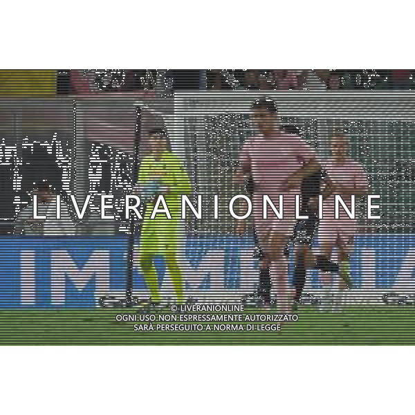 Edoardo Motta in azione durante la partita Palermo vs Reggiana di Serie B 25/26 presso lo Stadio Renzo Barbera di Palermo il 23/08/25 ©SERRA FEDERICO - AGENZIA ALDO LIVERANI SAS