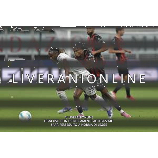 Milano 23.08.2025 Stadio Giuseppe Meazza @Manuela Viganti /Ag. Aldo Liverani sas Milan vs Cremonese Campionato Calcio Serie A Enilive 2025/2026 1a giornata Nella foto: warren bondo e samuel chukuwueze ©Viganti - AGENZIA ALDO LIVERANI SAS