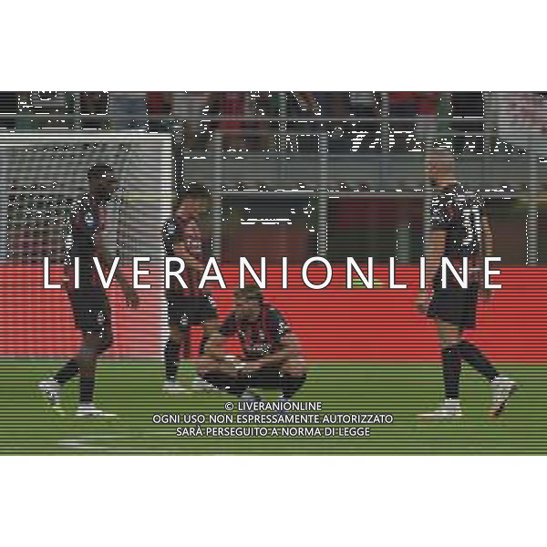 Milano 23.08.2025 Stadio Giuseppe Meazza @Manuela Viganti /Ag. Aldo Liverani sas Milan vs Cremonese Campionato Calcio Serie A Enilive 2025/2026 1a giornata Nella foto: delusione milan a fine gara ©Viganti - AGENZIA ALDO LIVERANI SAS