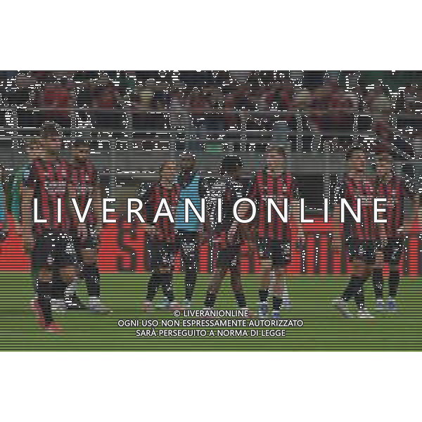 Milano 23.08.2025 Stadio Giuseppe Meazza @Manuela Viganti /Ag. Aldo Liverani sas Milan vs Cremonese Campionato Calcio Serie A Enilive 2025/2026 1a giornata Nella foto: delusione milan a fine gara ©Viganti - AGENZIA ALDO LIVERANI SAS