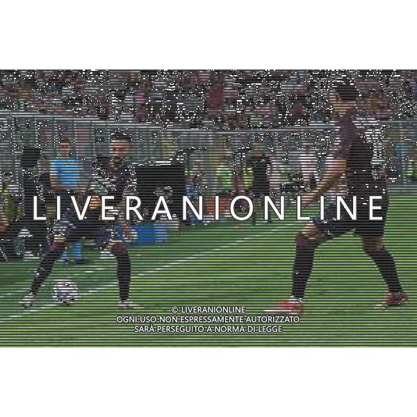 Manuel Marras in azione durante la partita Palermo vs Reggiana di Serie B 25/26 presso lo Stadio Renzo Barbera di Palermo il 23/08/25 ©Federico Serra - AGENZIA ALDO LIVERANI SAS