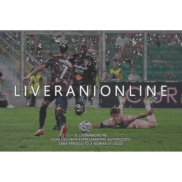 Cedric Gondo in azione durante la partita Palermo vs Reggiana di Serie B 25/26 presso lo Stadio Renzo Barbera di Palermo il 23/08/25 ©Federico Serra - AGENZIA ALDO LIVERANI SAS