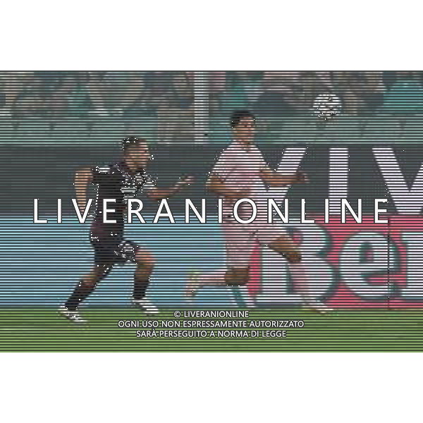 Filippo Ranocchia e Lorenzo Libutti in azione durante la partita Palermo vs Reggiana di Serie B 25/26 presso lo Stadio Renzo Barbera di Palermo il 23/08/25 ©Federico Serra - AGENZIA ALDO LIVERANI SAS