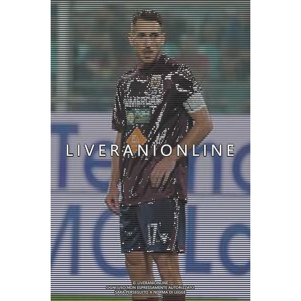 Lorenzo Libutti in azione durante la partita Palermo vs Reggiana di Serie B 25/26 presso lo Stadio Renzo Barbera di Palermo il 23/08/25 ©Federico Serra - AGENZIA ALDO LIVERANI SAS