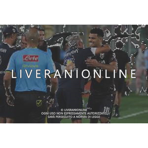 Esultanza di Elayis Tavsan per il suo gol durante la partita Palermo vs Reggiana di Serie B 25/26 presso lo Stadio Renzo Barbera di Palermo il 23/08/25 ©Federico Serra - AGENZIA ALDO LIVERANI SAS