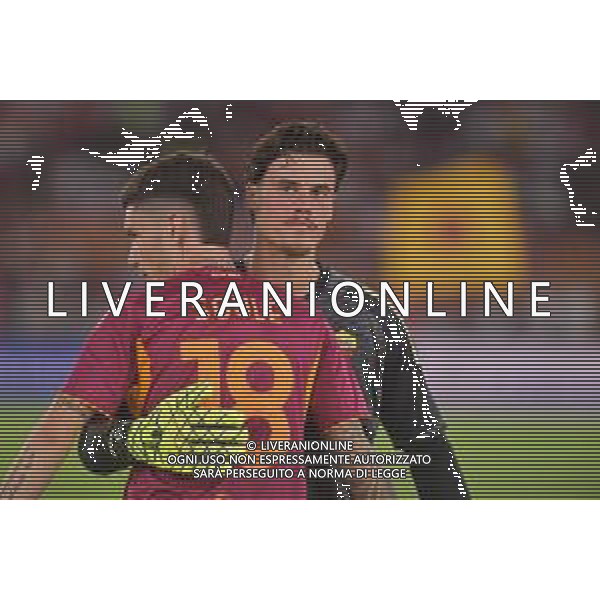Roma vs Bologna Campionato Serie A Enilive - 1 Giornata Stadio Olimpico - Roma 23-08-2025 nella foto Soulè e Svilar foto federico gaetano-ag aldo liverani sas