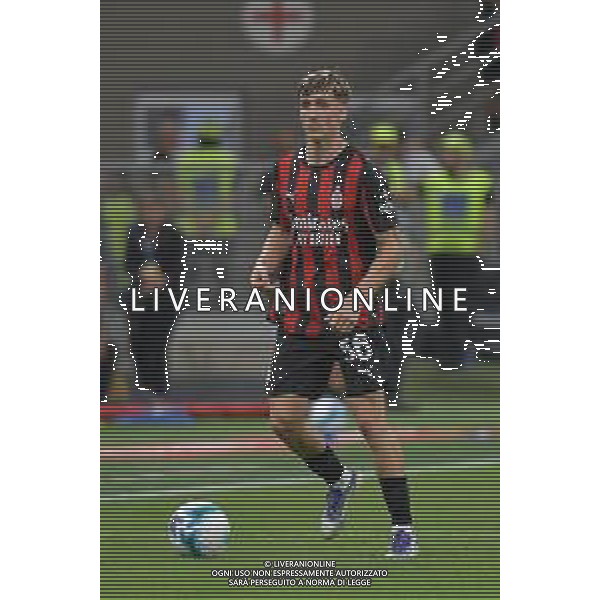 Milano 23.08.2025 Stadio Giuseppe Meazza @Manuela Viganti /Ag. Aldo Liverani sas Milan vs Cremonese Campionato Calcio Serie A Enilive 2025/2026 1a giornata Nella foto: alexis saelemaekers