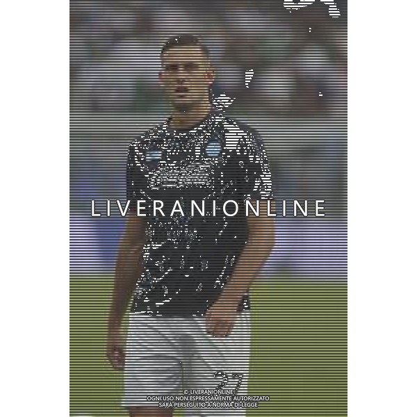Lorenzo Lucca of SSC Napoli during US Sassuolo vs SSC Napoli, 1° Serie A Enilive 2025-26 game at Mapei stadium . Città del tricolore in Reggio Emilia (RE), Italy, on August 23, 2025. (Photo by Davide Casentini)- AGENZIA ALDO LIVERANI SAS