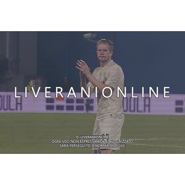 Kevin De Bruyne of SSC Napoli applaud the fans following the final whistle during US Sassuolo vs SSC Napoli, 1° Serie A Enilive 2025-26 game at Mapei stadium . Città del tricolore in Reggio Emilia (RE), Italy, on August 23, 2025. (Photo by Davide Casentini)- AGENZIA ALDO LIVERANI SAS