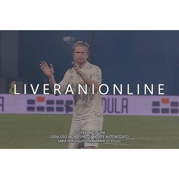 Kevin De Bruyne of SSC Napoli applaud the fans following the final whistle during US Sassuolo vs SSC Napoli, 1° Serie A Enilive 2025-26 game at Mapei stadium . Città del tricolore in Reggio Emilia (RE), Italy, on August 23, 2025. (Photo by Davide Casentini)- AGENZIA ALDO LIVERANI SAS