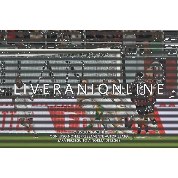 Milano 23.08.2025 Stadio Giuseppe Meazza @Manuela Viganti /Ag. Aldo Liverani sas Milan vs Cremonese Campionato Calcio Serie A Enilive 2025/2026 1a giornata Nella foto: esultanza cremonese dopo il gol di federico bonazzoli