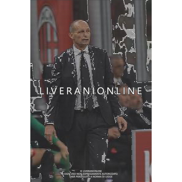 Milano 23.08.2025 Stadio Giuseppe Meazza @Manuela Viganti /Ag. Aldo Liverani sas Milan vs Cremonese Campionato Calcio Serie A Enilive 2025/2026 1a giornata Nella foto: massimiliano allegri