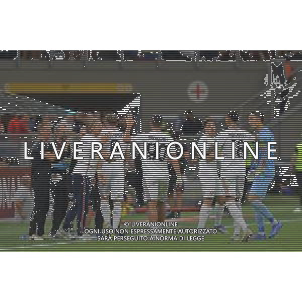 Milano 23.08.2025 Stadio Giuseppe Meazza @Manuela Viganti /Ag. Aldo Liverani sas Milan vs Cremonese Campionato Calcio Serie A Enilive 2025/2026 1a giornata Nella foto: esultanza della cremonese dopo il gol di federico baschirotto