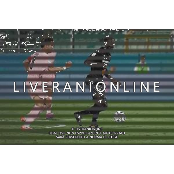 Cedric Gondo in azione durante la partita Palermo vs Reggiana di Serie B 25/26 presso lo Stadio Renzo Barbera di Palermo il 23/08/25 ©Federico Serra - AGENZIA ALDO LIVERANI SAS