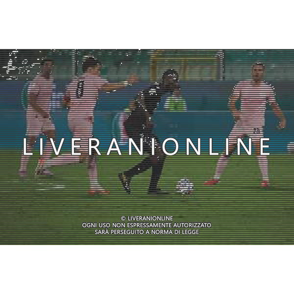 Cedric Gondo in azione durante la partita Palermo vs Reggiana di Serie B 25/26 presso lo Stadio Renzo Barbera di Palermo il 23/08/25 ©Federico Serra - AGENZIA ALDO LIVERANI SAS