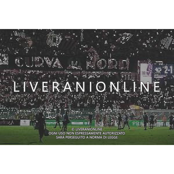 Tifosi Palermo a fine partita Palermo vs Reggiana di Serie B 25/26 presso lo Stadio Renzo Barbera di Palermo il 23/08/25 ©Federico Serra - AGENZIA ALDO LIVERANI SAS