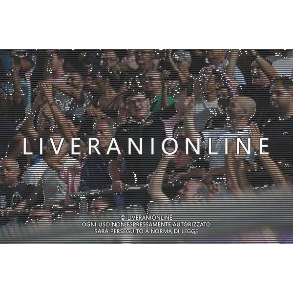 Tifosi Palermo a fine partita Palermo vs Reggiana di Serie B 25/26 presso lo Stadio Renzo Barbera di Palermo il 23/08/25 ©Federico Serra - AGENZIA ALDO LIVERANI SAS