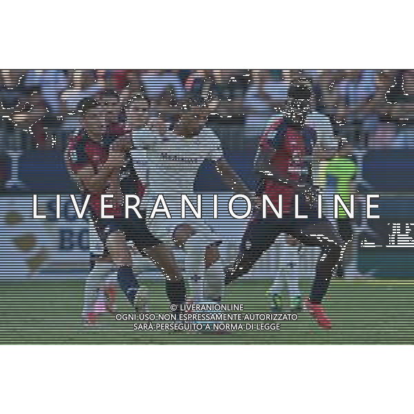24-8-2025. Cagliari calcio-ACF Fiorentina, 1¬∞ giornata campionato calcio italiano Serie A 2025/2026, stadio Unipol Domus Cagliari. Foto Salvatore Moi/Agenzia Aldo Liverani s.as. Nella foto: Adam Obert Cagliari, Cher Ndour Fiorentina