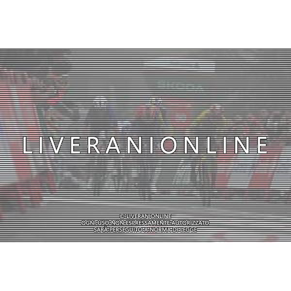 24-08-2025 Vuelta A Espana; Tappa 02 Alba - Limone Piemonte; 2025, Visma - Lease A Bike; 2025, Lidl - Trek; 2025, Groupama - Fdj; Vingegaard, Jonas; Ciccone, Giulio; Gaudu, David; Limone Piemonte; ©SIROTTI - AGENZIA ALDO LIVERANI SAS