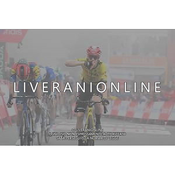 24-08-2025 Vuelta A Espana; Tappa 02 Alba - Limone Piemonte; 2025, Visma - Lease A Bike; 2025, Lidl - Trek; Vingegaard, Jonas; Ciccone, Giulio; Limone Piemonte; ©SIROTTI - AGENZIA ALDO LIVERANI SAS