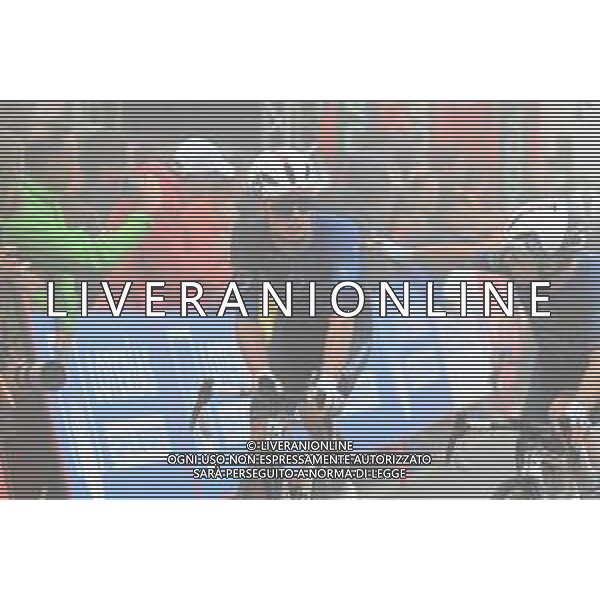 24-08-2025 Vuelta A Espana; Tappa 02 Alba - Limone Piemonte; 2025, Groupama - Fdj; Braz Afonso, Clement; Rolland, Brieuc; Limone Piemonte; ©SIROTTI - AGENZIA ALDO LIVERANI SAS