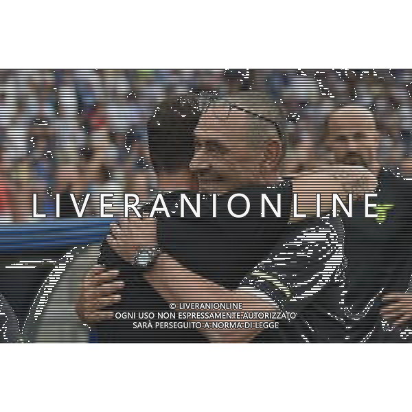 Como vs Lazio Campionato Serie A Enilive - 1 Giornata Stadio Sinigaglia - Como 24-08-2025 nella foto Sarri e Fabregas foto federico gaetano-ag aldo liverani sas