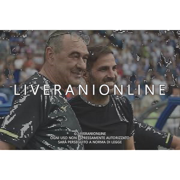 Como vs Lazio Campionato Serie A Enilive - 1 Giornata Stadio Sinigaglia - Como 24-08-2025 nella foto Sarri e Fabregas foto federico gaetano-ag aldo liverani sas