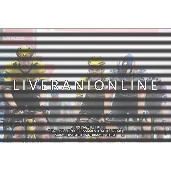 24-08-2025 Vuelta A Espana; Tappa 02 Alba - Limone Piemonte; 2025, Visma - Lease A Bike; Jorgenson, Matteo; Kuss, Sepp; Limone Piemonte; ©SIROTTI - AGENZIA ALDO LIVERANI SAS