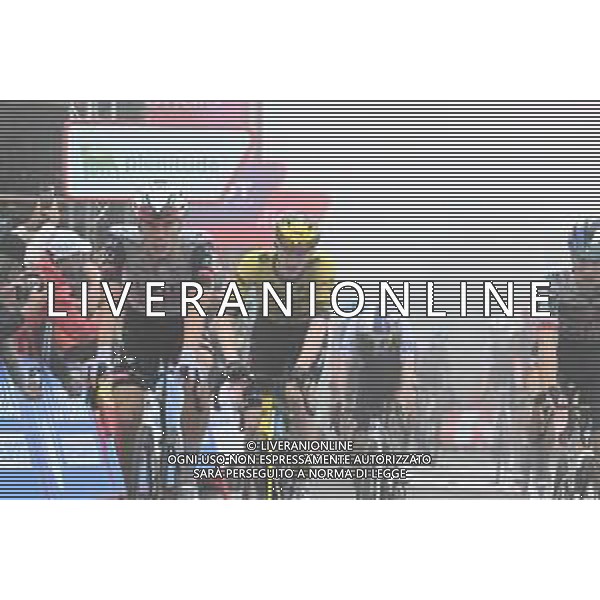 24-08-2025 Vuelta A Espana; Tappa 02 Alba - Limone Piemonte; 2025, Uae Team Emirates - Xrg; 2025, Visma - Lease A Bike; Ayuso Pesquera, Juan; Jorgenson, Matteo; Limone Piemonte; ©SIROTTI - AGENZIA ALDO LIVERANI SAS
