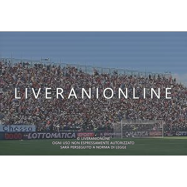 24-8-2025. Cagliari calcio-ACF Fiorentina, 1° giornata campionato calcio italiano Serie A 2025/2026, stadio Unipol Domus Cagliari. Foto Salvatore Moi/Agenzia Aldo Liverani s.as. Nella foto: Sconvols, tifosi del Cagliari in casa, in curva Nord allo stadio Unipol Domus.