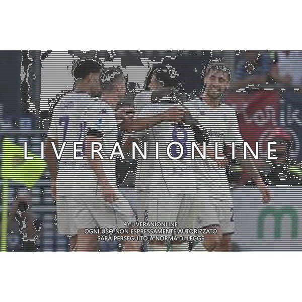24-8-2025. Cagliari calcio-ACF Fiorentina, 1° giornata campionato calcio italiano Serie A 2025/2026, stadio Unipol Domus Cagliari. Foto Salvatore Moi/Agenzia Aldo Liverani s.as. Nella foto: Gol Fiorentina in trasferta contro Cagliari, segna: Rolando Mandragora Fiorentina ©MOI SALVATORE - AGENZIA ALDO LIVERANI SAS