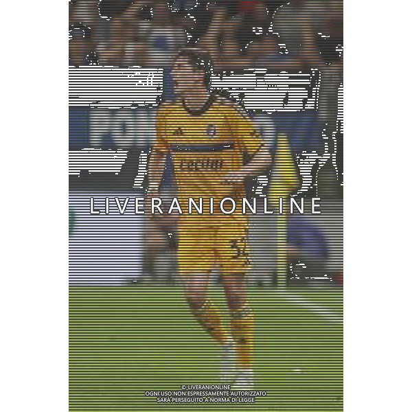 Stefano Moreo of Pisa SC during Atalanta BC vs Pisa SC, 1° Serie A Enilive 2025-26 game at New Balance stadium in Bergamo (BG), Italy, on August 24, 2025. (Photo by Davide Casentini)- AGENZIA ALDO LIVERANI SAS