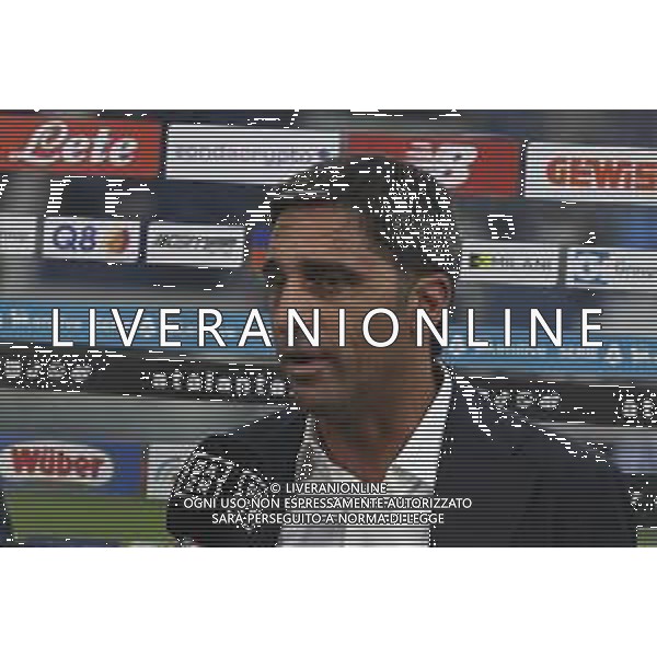 Tony D\'Amico Sport Director of Atalanta BC speaks to DAZN tv before Atalanta BC vs Pisa SC, 1° Serie A Enilive 2025-26 game at New Balance stadium in Bergamo (BG), Italy, on August 24, 2025. (Photo by Davide Casentini)- AGENZIA ALDO LIVERANI SAS