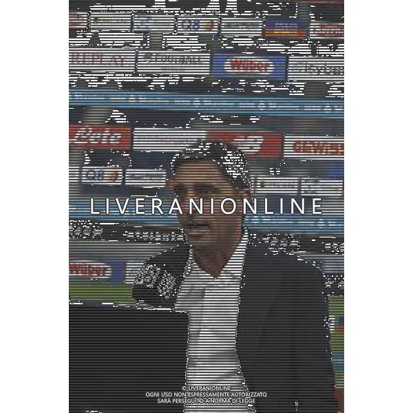 Tony D\'Amico Sport Director of Atalanta BC speaks to DAZN tv before Atalanta BC vs Pisa SC, 1° Serie A Enilive 2025-26 game at New Balance stadium in Bergamo (BG), Italy, on August 24, 2025. (Photo by Davide Casentini)- AGENZIA ALDO LIVERANI SAS