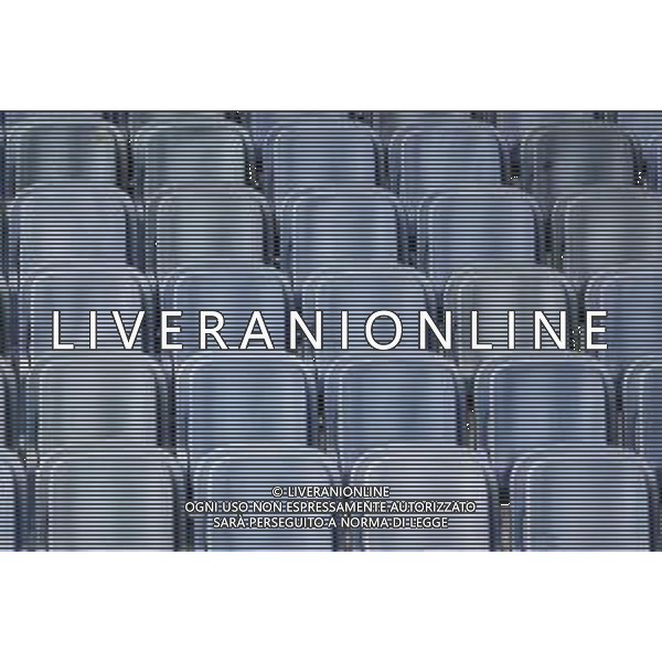 Veduta Sedute Spalti interno Stadio - Pich view before Atalanta BC vs Pisa SC, 1° Serie A Enilive 2025-26 game at New Balance stadium in Bergamo (BG), Italy, on August 24, 2025. (Photo by Davide Casentini)- AGENZIA ALDO LIVERANI SAS
