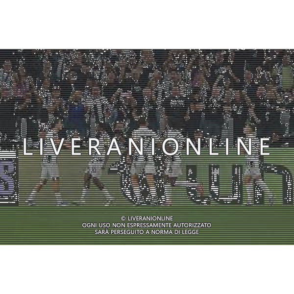 Torino 24.08.2025 Allianz Stadium @Manuela Viganti /Ag. Aldo Liverani sas Juventus vs Parma Campionato Calcio Serie A Enilive 2025/2026 1a giornata Nella foto: esultanza juventus dopo il gol di jonathan david ©Viganti - AGENZIA ALDO LIVERANI SAS