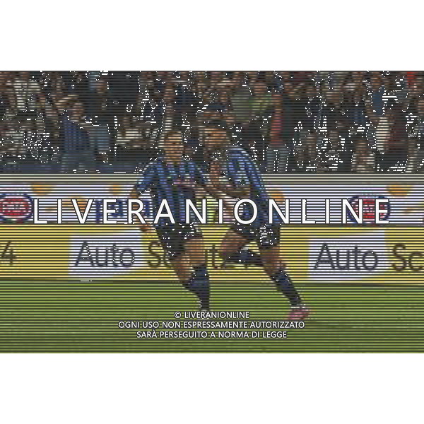 Gianluca Scamacca of Atalanta BC celebrates after scoring during Atalanta BC vs Pisa SC, 1° Serie A Enilive 2025-26 game at New Balance stadium in Bergamo (BG), Italy, on August 24, 2025. (Photo by Davide Casentini)- AGENZIA ALDO LIVERANI SAS