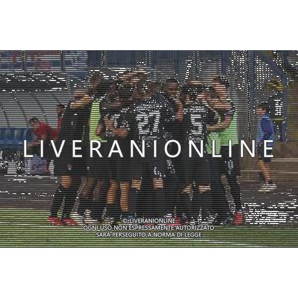 TVRCOR Pro Patria vs Pro Vercelli 1a giornata Campionato Calcio Serie C Lega Pro – Busto Arsizio (VA) 24-08-2025 Nella foto esultanza Pro Patria dopo il goal di Ferdinando Mastroianni Busto Arsizio 24-08-2025 Stadio Carlo Speroni Campionato Calcio Serie C Lega Pro – foto Roberta Corradin/ Agenzia Aldo Liverani sas