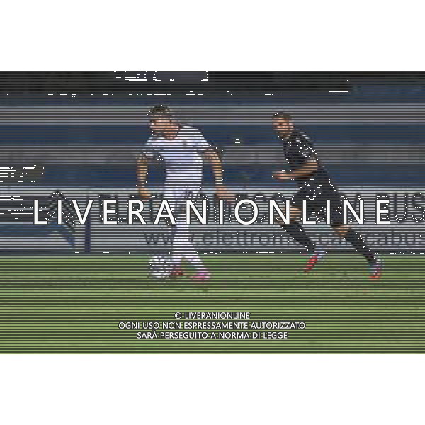 TVRCOR Pro Patria vs Pro Vercelli 1a giornata Campionato Calcio Serie C Lega Pro – Busto Arsizio (VA) 24-08-2025 Nella foto Carlo Mattia Rutigliano e Andrea Schiavone Busto Arsizio 24-08-2025 Stadio Carlo Speroni Campionato Calcio Serie C Lega Pro – foto Roberta Corradin/ Agenzia Aldo Liverani sas