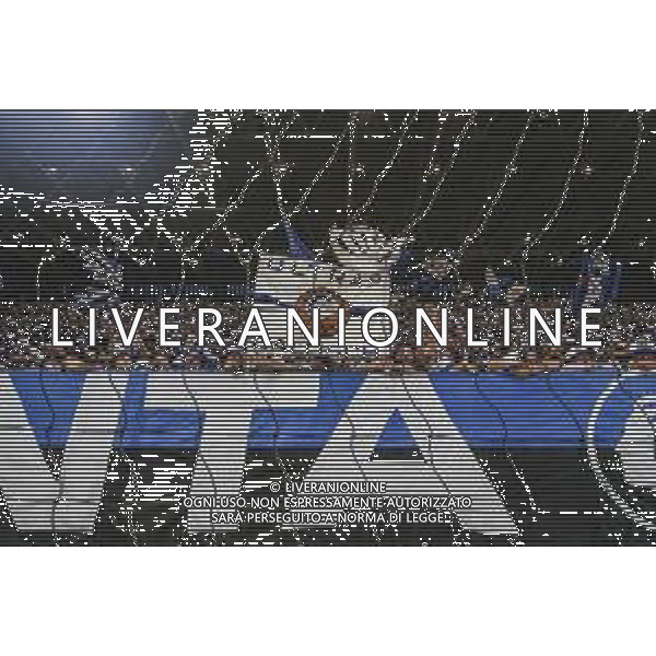 Atalanta fans show their support during Atalanta BC vs Pisa SC, 1° Serie A Enilive 2025-26 game at New Balance stadium in Bergamo (BG), Italy, on August 24, 2025. (Photo by Davide Casentini) tvdc-ag aldo liverani sas