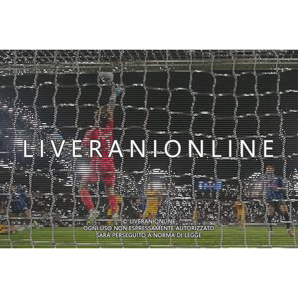Adrian Semper of Pisa SC makes a save during Atalanta BC vs Pisa SC, 1° Serie A Enilive 2025-26 game at New Balance stadium in Bergamo (BG), Italy, on August 24, 2025. (Photo by Davide Casentini) tvdc-ag aldo liverani sas