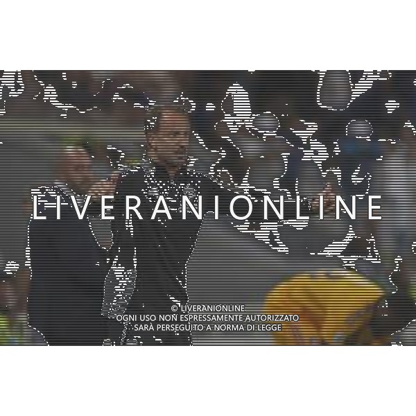 Alberto Gilardino Head Coach of Pisa SC gestures during Atalanta BC vs Pisa SC, 1° Serie A Enilive 2025-26 game at New Balance stadium in Bergamo (BG), Italy, on August 24, 2025. (Photo by Davide Casentini) tvdc-ag aldo liverani sas