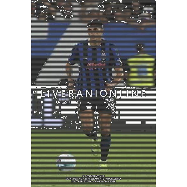 Raul Bellanova of Atalanta BC play the ball during Atalanta BC vs Pisa SC, 1° Serie A Enilive 2025-26 game at New Balance stadium in Bergamo (BG), Italy, on August 24, 2025. (Photo by Davide Casentini) tvdc-ag aldo liverani sas