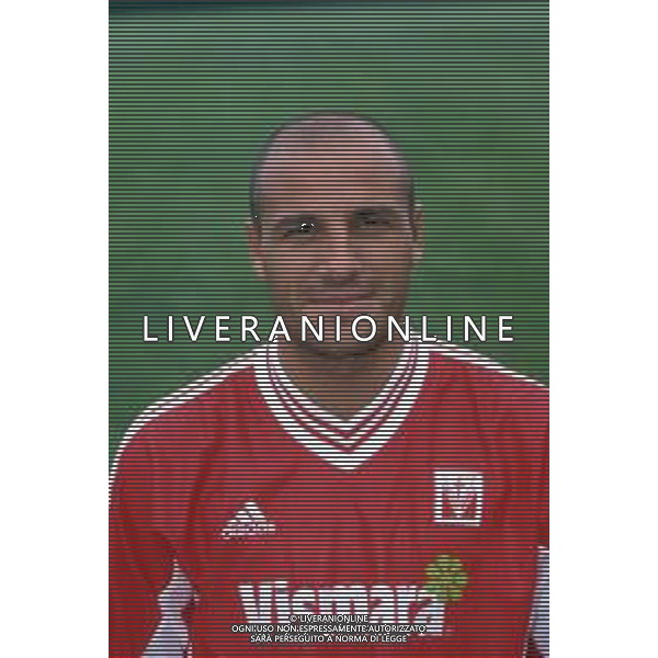 DIAP-RETROSPETTIIVA CHRISTIAN LANTIGNOTTI CALCIATORE NELLA FOTO CHRSTIAN LANTIGNOTTI CON LA MAGLIA DEL MONZA CALCIO AG ALDO LIVERANI SAS 
