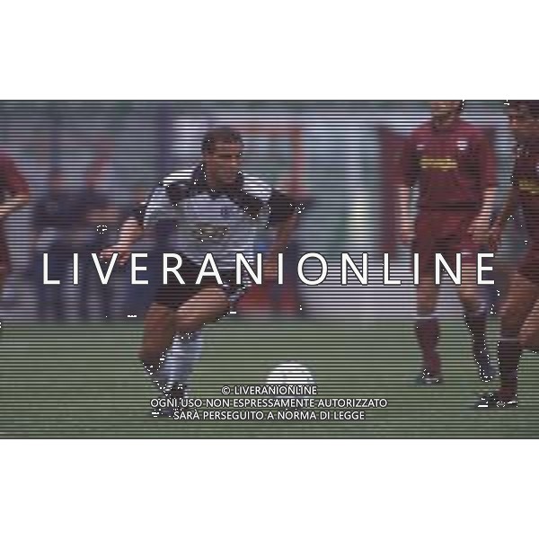 DIAP-RETROSPETTIIVA CHRISTIAN LANTIGNOTTI CALCIATORE NELLA FOTO CHRSTIAN LANTIGNOTTI CON LA MAGLIA DEL CESENA CALCIO NELL\'ANNO 1992 AG ALDO LIVERANI SAS
