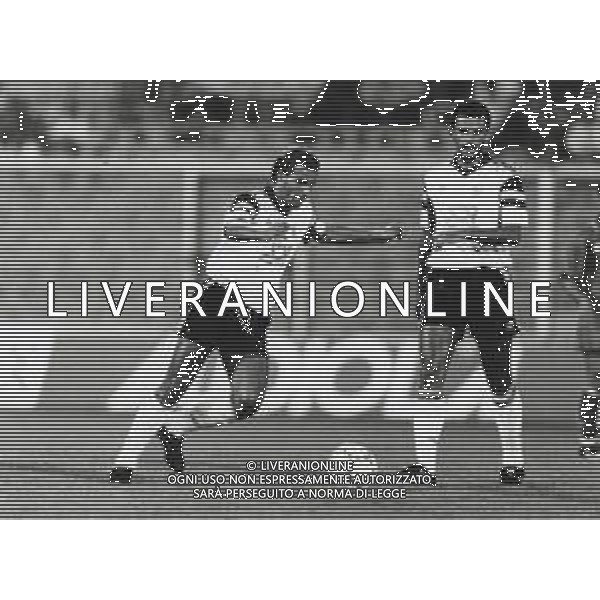 ST-RETROSPETTIIVA CHRISTIAN LANTIGNOTTI CALCIATORE NELLA FOTO CHRSTIAN LANTIGNOTTI CON LA MAGLIA DEL CESENA CALCIO NELL\'ANNO 1992 AG ALDO LIVERANI SAS